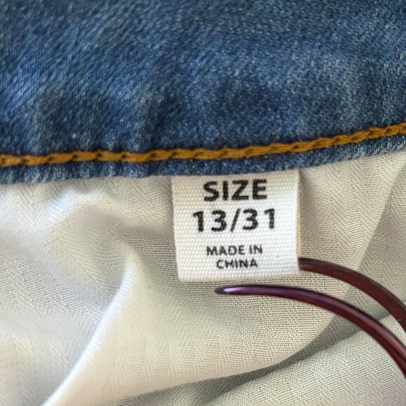 Vans Jean Womens 31 Blue Slim Fit Mid-Rise Stretch Denim - Picture 12 of 13